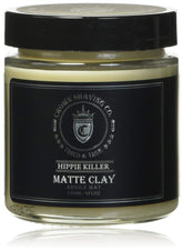 Crown Shaving Co Hippie Killer Matte Clay bouteille – fini mate naturel et tenue modulable.