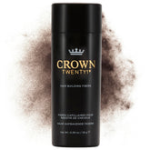 Fibres Crown Twenty1 brun foncé couvrent rapidement les zones clairsemées.