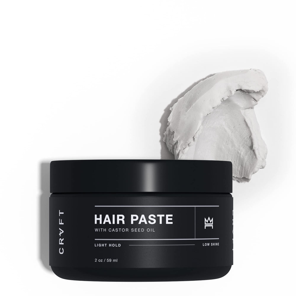 CRVFT Pâte cheveux pot 2oz, finition naturelle et voyage pratique