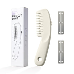 Cryslora Peigne-Rasoir Cheveux Compact — utilisation à une main et pratique.