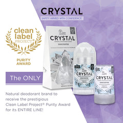 CRYSTAL bâton minéral Voyage – application facile et texture lisse