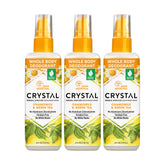 Crystal Essence Déodorant Essence Spray camomille et thé vert, fraîcheur délicate.