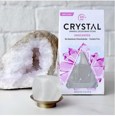 Barrière minérale Crystal Essence Crystl Body – neutralise les odeurs sans aluminium.