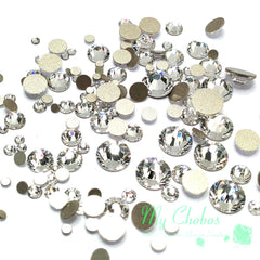 Crystal-Wholesale strass plat clair, brillance éclatante idéale pour le nail art