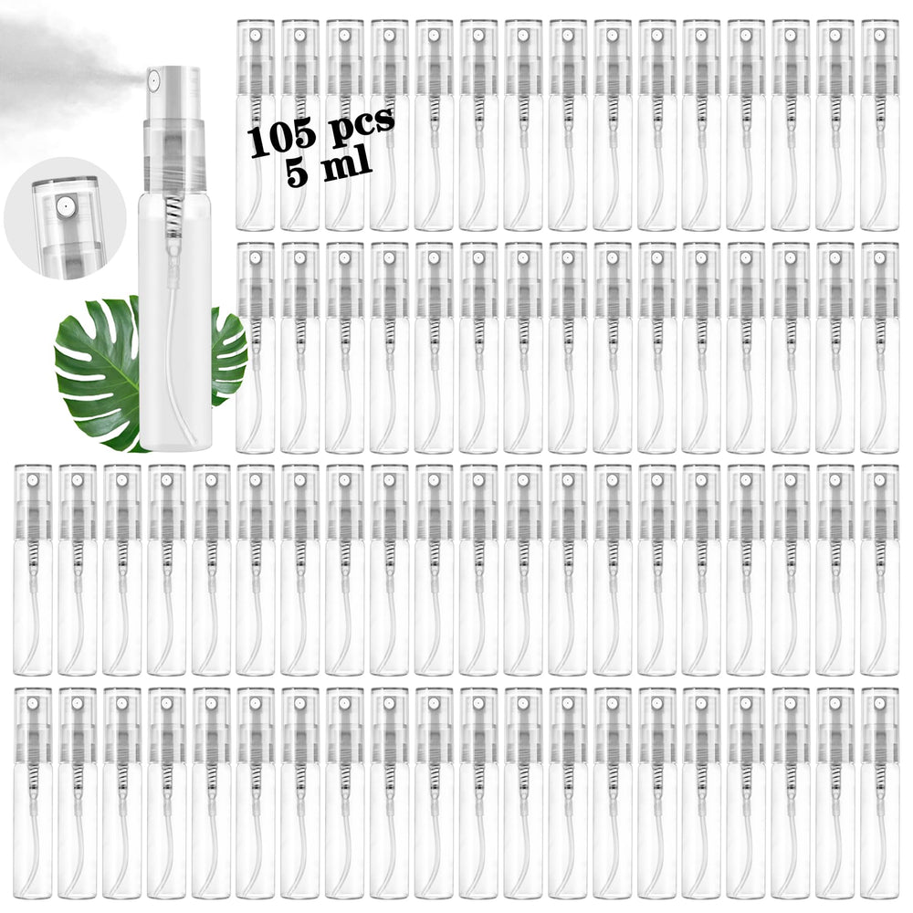 Csdtylh mini-bouteille-pompe-5ml: parfait pour parfum ou huile essentielle, usage nomade.