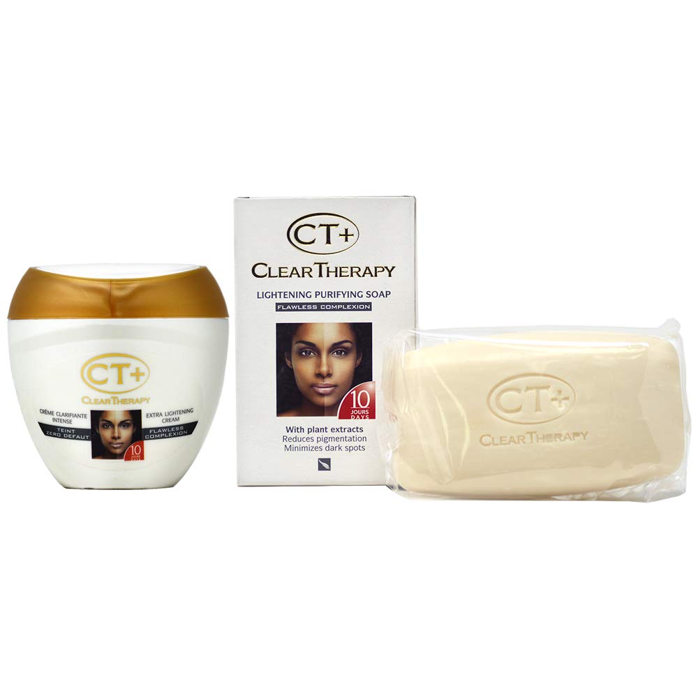 CT+ Clear Therapy crème 200 ml et savon 175 g, soin quotidien doux.