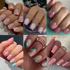 CTTHNBD ensemble ongles-faux-carre-francais : look élégant en quelques minutes.