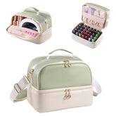 CTWWFS Organiseur vernis double couche haut, idéal pour ranger une lampe et outils.