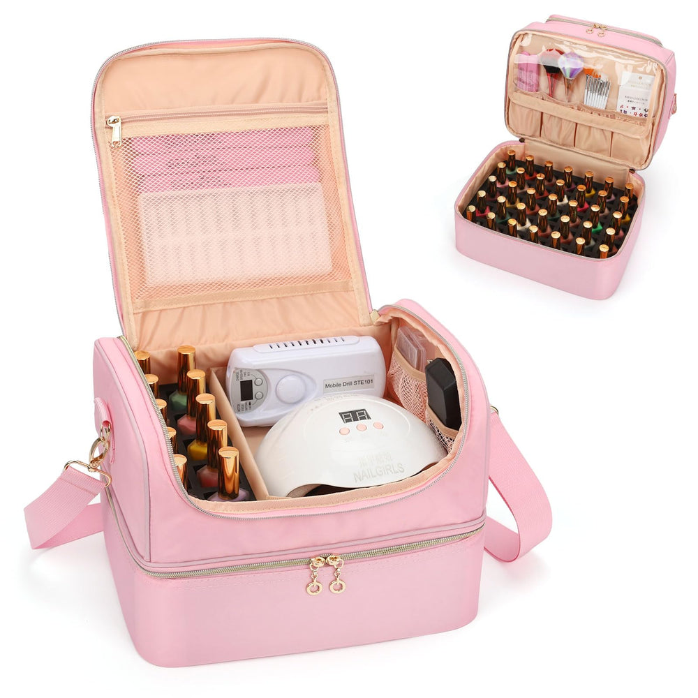 CUBETASTIC organise vos vernis en rose, 45 emplacements pratiques.