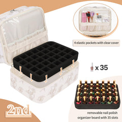 CUBETASTIC plateau supérieur: 10 emplacements pour vernis.