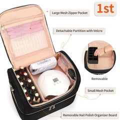 CUBETASTIC Rangement 35 bouteilles et 4 poches outils, stockage efficace pour technicienne