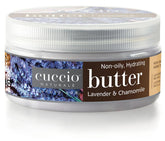 Cuccio Naturale Beurre corp Lavande et Camomille pour hydratation intense au quotidien.