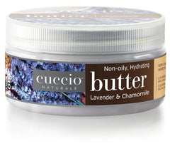 Cuccio Naturale Beurre corp Lavande et Camomille pour hydratation intense au quotidien.