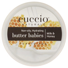 Cuccio Butter Babies texture lisee, hydratation 24h pour une peau douce.