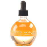 Cuccio Naturale Huile Cuticules – bouteille élégante pour hydrater cuticules et mains sèches.
