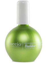Cuccio Pro Gel Builder LED-UV – bouteille visible, application précise pour renforcer les ongles.