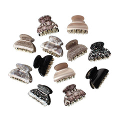Cuizhiyu epingle cheveux imprime fleur: accessoire floral elegant, pratique pour varier les looks quotidiens.