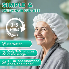 CUKWUYBY WUYUAN démonstration d'utilisation rapide, cap-shampoing sans eau