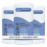 Curie Océan Frais — emballage du déodorant en stick prêt pour votre routine durable.