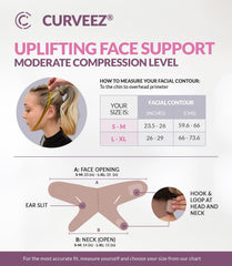 CURVEEZ mentonniere post-chirurgie assure un maintien confortable pendant le repos