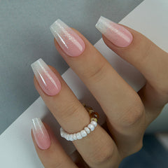 CurvLife Bling Coffin, matériau gel souple en gros plan pour sensation naturelle.