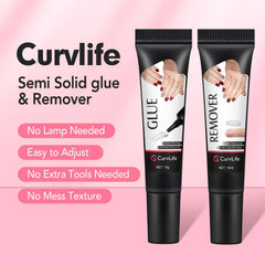 CurvLife dissolvant ongles 10 ml: élimine résidus rapidement sans effort