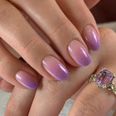 Curvlife kit onglets gel doux ombré violet – application rapide et finition élégante