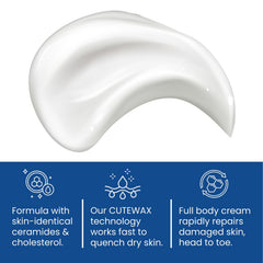 Cutemol CM, usage mains et pieds pour hydratation en profondeur.