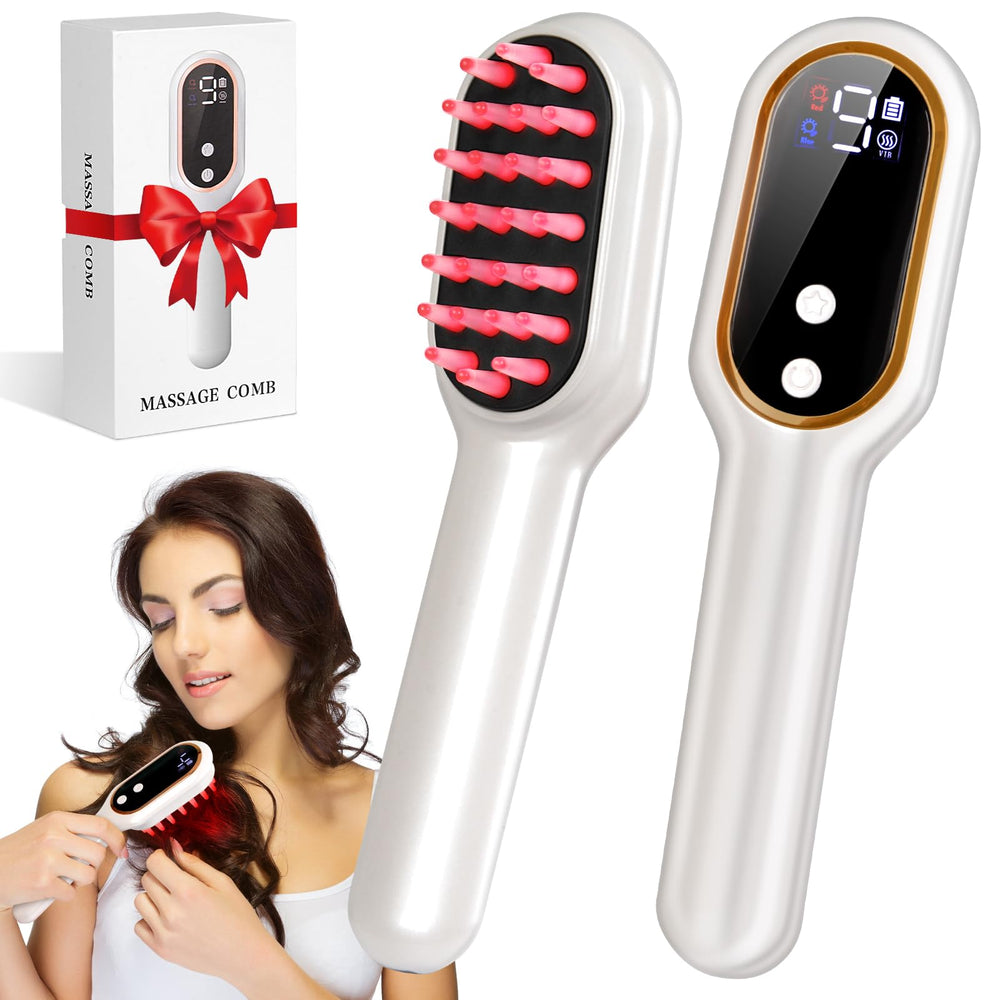 Le peigne laser CWTUL avec lumière rouge pour une stimulation potentielle des cheveux à domicile.