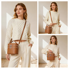 Compartiment bijoux supérieur du sac Cysiyu, élégant et pratique.