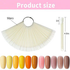 Échantillons d'ongles CZWESTC, palette de teintes visibles, pratique pour sélection client.
