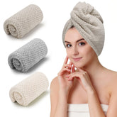 CZZXI serviette microfibre pour séchage rapide des cheveux.