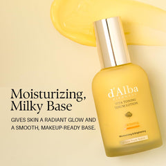 texture soyeuse du Sérum-Lotion Truffe Blanche de d'alba Piedmont sur peau.