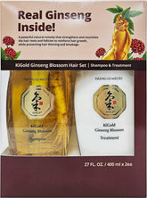Shampoing Daeng Gi Meo Ri Ki Gold Ginseng Blossom en bouteille, mousse purifiante.