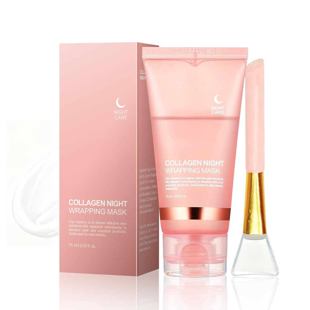 DaiLaiFu masque-nuit-enveloppant-collagene-bouteille hydrate la peau toute la nuit.