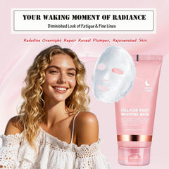 DaiLaiFu masque-nuit-film-formant protège et retient l'hydratation.