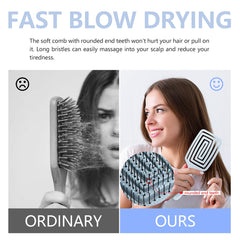 Daily Gard brosse démêlante design ergonomique – prise en main naturelle et contrôle précis.