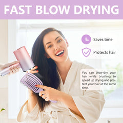 Daily Gard brosse séchage rapide ventilée pour cheveux sans tirailement.