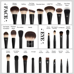 Pinceaux Daily Queen yeux et ombres pour transitions en douceur.