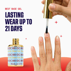 Daisy DND Base Gel, cure LED 30 secondes pour gain de temps.