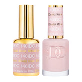 Daisy DND : flacon gel Khaki Rose 140 pour une manucure élégante et durable.