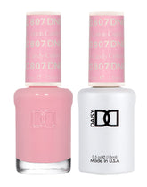 DAISY DND Cotton Candy gel nail polish bottle shown in vibrant pink for long-lasting shine.