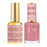 DAISY DND Light Fawn 093 gel polish bottle for long-lasting color.