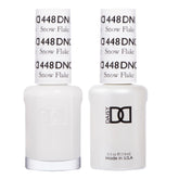 DAISY DND duo gel-vernis neige crèmeuse pour une manucure longue tenue