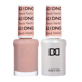 Daisy DND gel polish set beige nude 621 French Vanilla for long lasting color