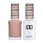 DAISY DND Gel Polish Set Dirty Dancer bottle shows color clarity and shine.