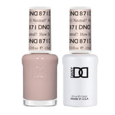 Daisy DND How Do U Neutral? gel bottle with nude sheer shade and up to 3 weeks wear.
