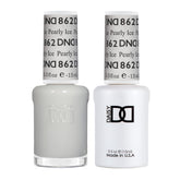 Daisy DND Pearly Ice gel polish 862 close-up for durable color.