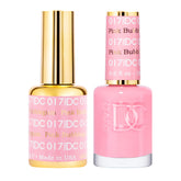 DAISY DND Pink Bubblegum gel polish bottle for long wear and shine.