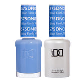 Daisy DND vernis gel bleu Terre – bouteille lumineuse et couleur riche.